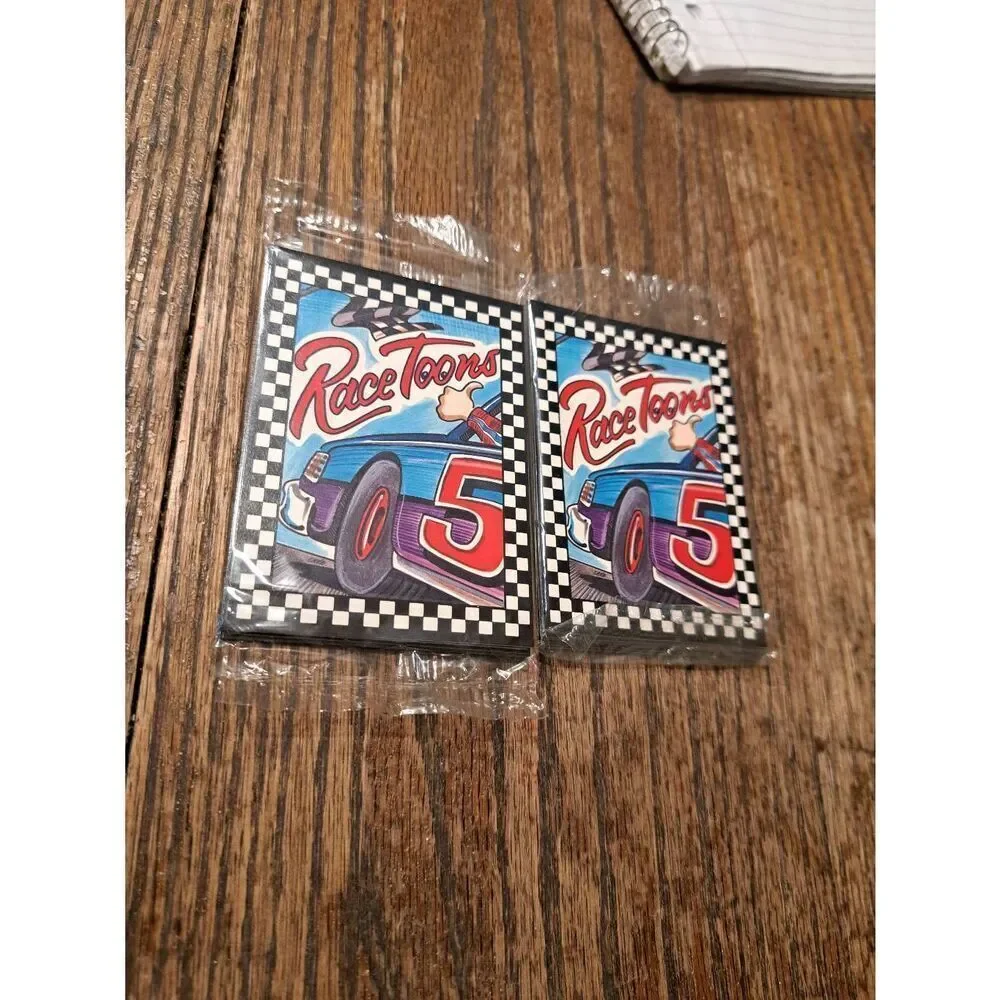 2 Sealed 1991 Racetunes NASCAR Trading Cards Carolina Custom Cards Unopened Pack